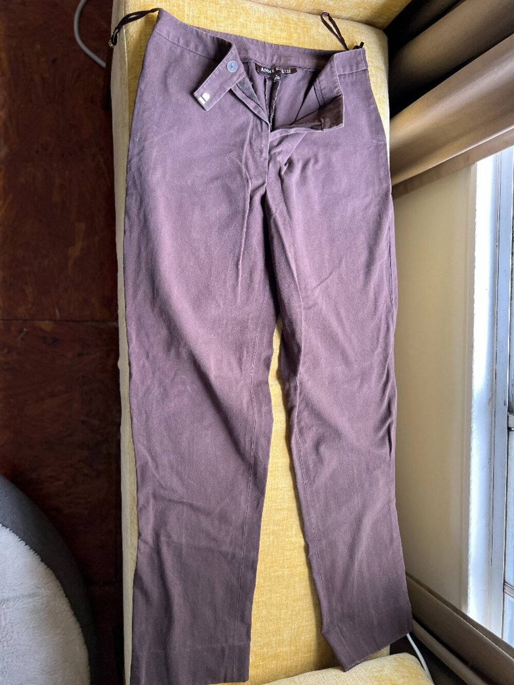 Brown trousers Anne Klein sz 4
